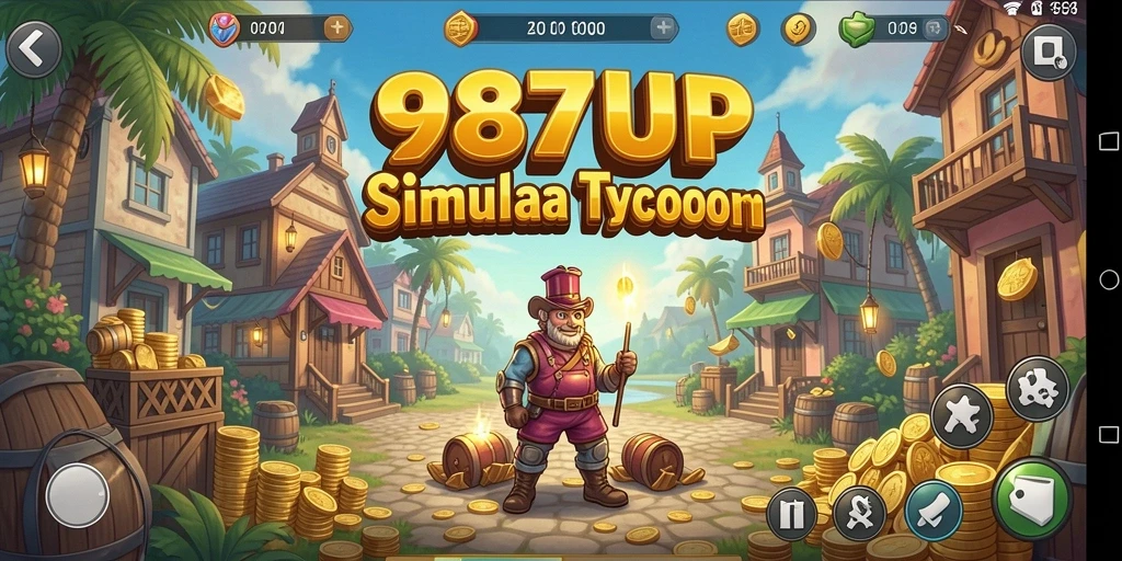 Tampilan gameplay 987UP yang menarik dan mendebarkan.