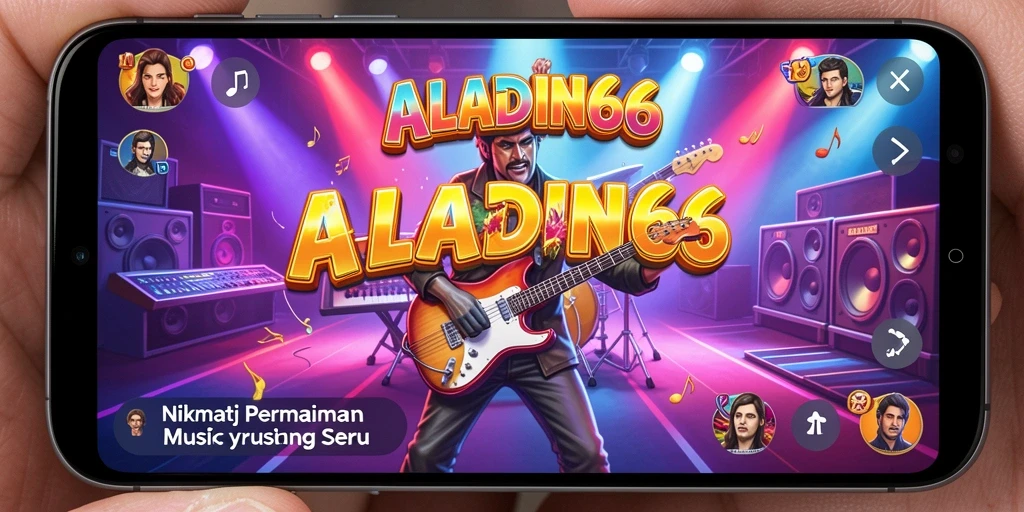 Screenshot utama <strong>ALADIN66</strong> menampilkan gameplay mengasyikkan dengan musik.