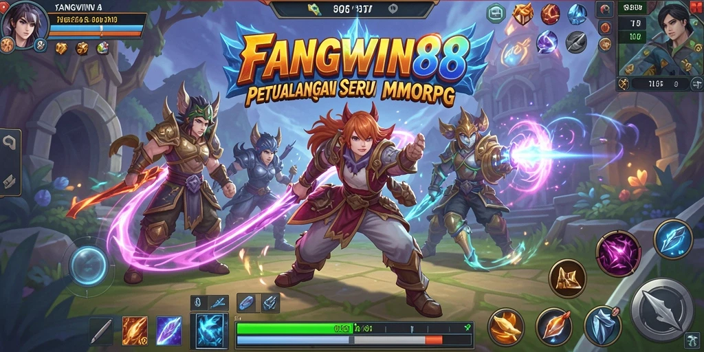 Tampilan gameplay yang menakjubkan di dunia FANGWIN88.
