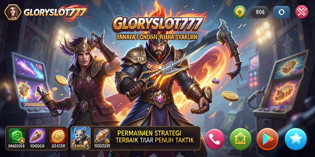 Tampilan screenshot GLORYSLOT777 menampilkan gameplay yang menarik dan strategis.