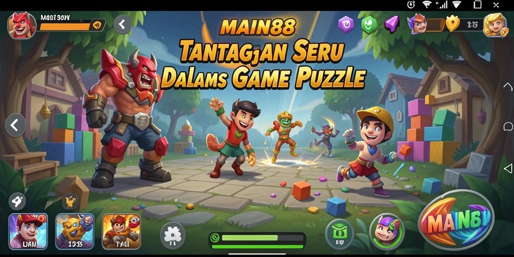 Tampilan gameplay <strong>MAIN88</strong> yang seru dan penuh warna.