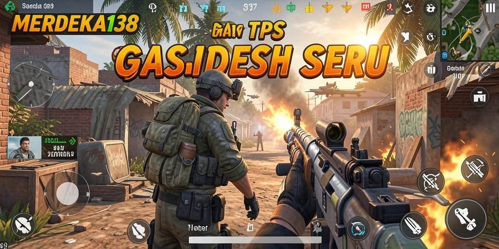 Gameplay seru dan aksi mendebarkan di MERDEKA138.
