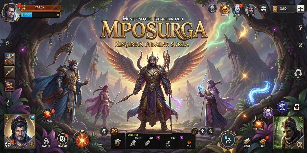 Screenshot menampilkan suasana menakutkan dalam gameplay MPOSURGA.